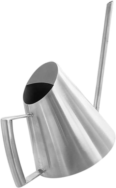Tuingieter Roestvrij Staal - Waterkan Planten - Planten Water Geven - Spitse Tuit - 900 ml - Zilver