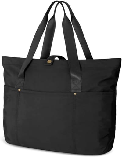 Vrouwen Shopper Tas, Grote Waterdichte Tote Bag met Rits, Ideaal voor Werk, Reizen en Fitness, 42 x 30 x 15 cm