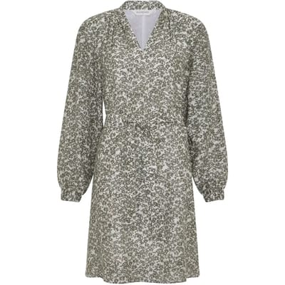 MSCH Copenhagen Mschseraphina V Dress Aop Dames - Jurk - Groen - Maat XS