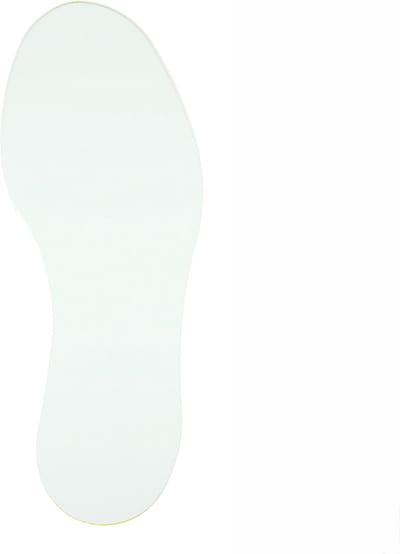 Voetstap Rechts - Wit 100 x 300 mm Vlak