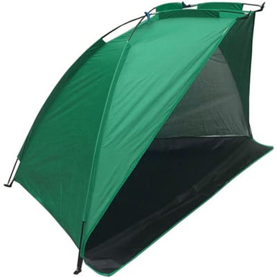 WTEMPO Dubbele Buiten Draagbare Vis Tent Strand Zon Bescherming Kampeer Picknick Tent 220X120X120CM groen