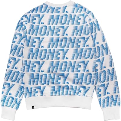 Money Unisex volwassen Zoom Ape Sweatshirt met ronde hals (Wit)