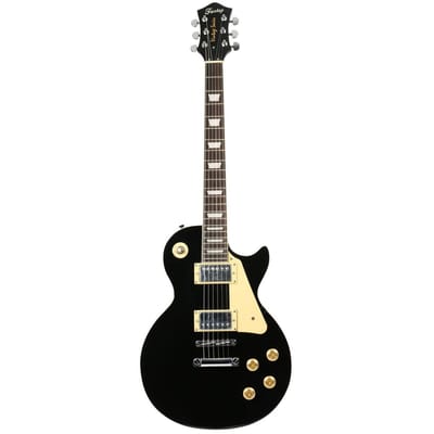 Elektrische gitaar - Met gratis lessen - Fazley Vintage Series FLP318 - Zwart