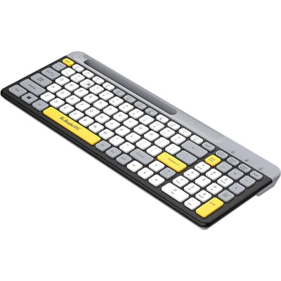 K100 2.4G Draadloos Toetsenbord 100 Toetsen BT Dual-Mode Mechanisch Toetsenbord Oplaadbaar Ultra-Slank
