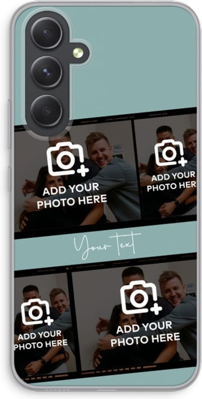 Gepersonaliseerd - Case Company® - Hoesje geschikt voor Samsung Galaxy A54 hoesje - Filmrol N°2 - Soft Cover Telefoonhoesje - Bescherming aan alle Kanten en Schermrand