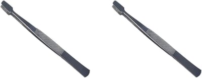 Pincet Set - Hobby Tang - Fijne Werkjes - Roestvrij Staal - 120 mm - Zilverkleurig