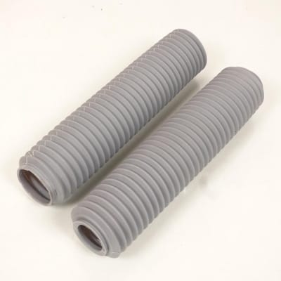 vorkbeschermer voor motorfiets grijs rubber d: 43mm d: 59mm l:460mm nieuw