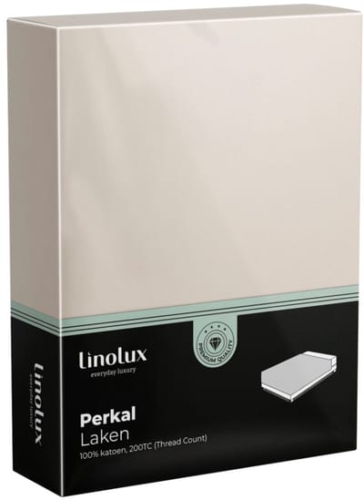 Linolux Laken Katoen Perkal Offwhite 200x265