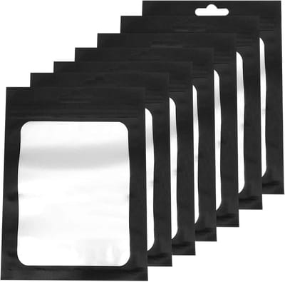 100 Stuks 10.5x15cm Geurresistente Mylar Zakjes, Herbruikbare Zipper Tassen voor Voedselopslag, Snoep, Sieraden en Cosmetica