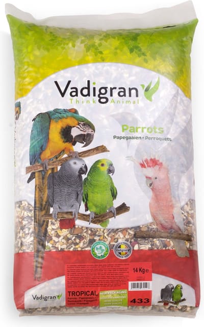 Vadigran Papegaaienvoer Tropical 14 kg