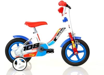 Kinderfiets Sport - Loopfietsje Kind - Buiten Spelen - Lichtgewicht Frame - 10 Inch Wielmaat - Rood Blauw Wit