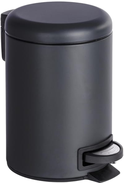 Unyqoos ® Stijlvolle Zwarte Pedaalemmer met Uitneembare Binnenemmer voor Badkamer en Kantoor
