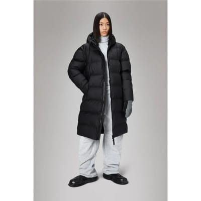 Rains Alta Lange Puffer Jas W3T4
