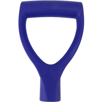 Manches de pelle Type D 32mm ID Plastique Installation Rapide Manche de pelle à neige pour Outil de creusage et de ratissage bleu foncé