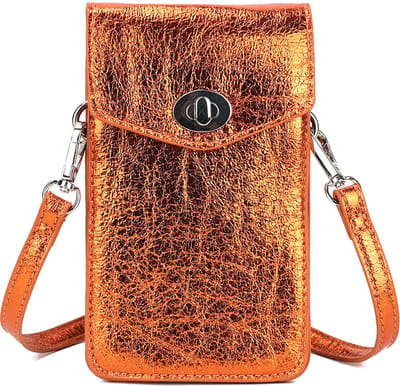 Giuliano Metallic Telefoontas Britt - oranje