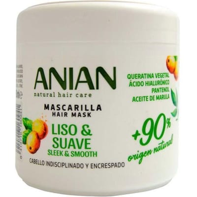 Haarmasker - ANIAN - Glad &; Zacht - 350 ml - Alle haartypes - Vrouw