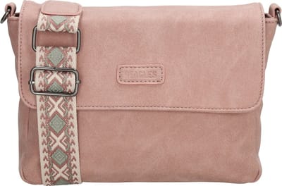 Beagles Malaga Crossbody Schoudertas met Trendy Schouderband - Lichtroze