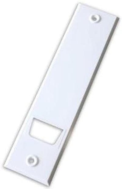 Afdekplaat set - Paneel afdekking - Riemwikkelaar monteren - Vierkante randen - 2 stuks 185 cm - Wit