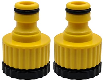 Tuinslangkraan Connector 2 Stuks - BPA Schroefdraadfittingen voor 3/4" & 1/2" - Universele Tuinslangaansluiting