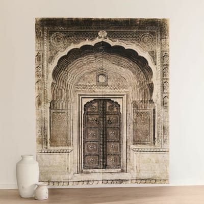 LOBERON Wanddecoratie Odenis antiekbruin/crème
