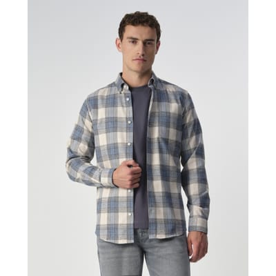 J.C. Rags Ramon casual overhemd met lange mouwen