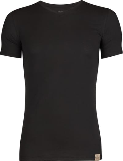 RJ Bodywear - Good Life - Heren T-Shirt V-Hals - Zwart - L
