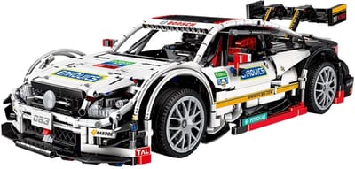 Mould King 13075 AMG C63 DTM 1:8 mega bouwset | City fast champions adventure | Creator and classic motor bouwpakket | Technic speelgoed ideas voor volwassenen | Icons furious speed auto geschikt voor Lego | Technische bouwdoos met 2270 bloks