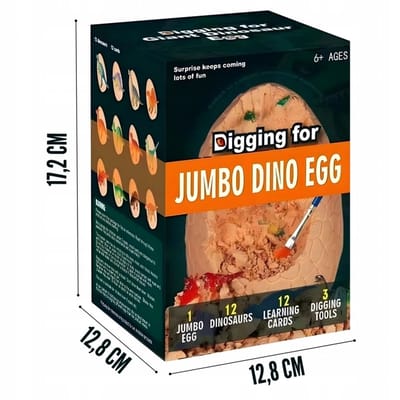 Woopie Archeologie Dino Ei: 12 Dino's Ontdekken & Leren
