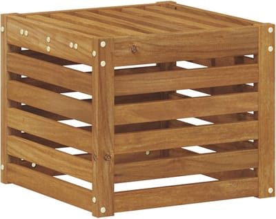 Modulaire Hoekbank - Buiten Zetel - Terras Ontspannen - Massief Acaciahout - 43 x 43 cm - Naturel