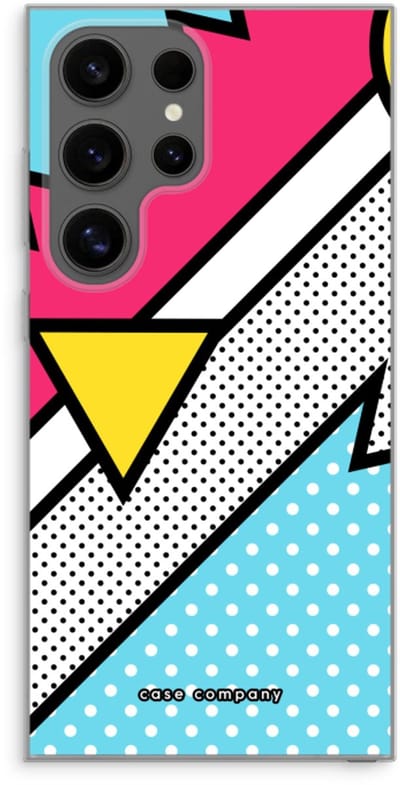 Case Company® - Hoesje geschikt voor Samsung Galaxy S24 Ultra hoesje - Pop Art #3 - Soft Cover Telefoonhoesje - Bescherming aan alle Kanten en Schermrand