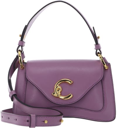 COCCINELLE Leren handtas schoudertas C-Me Calf Handbag Jellyfish paars