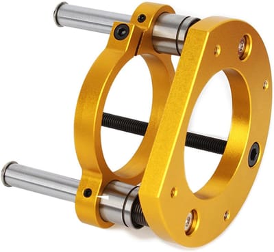 Routerlift - Houtbewerking Lift - Precisie Frezen - Universele Pasvorm - 70 mm Hefslag - Goud