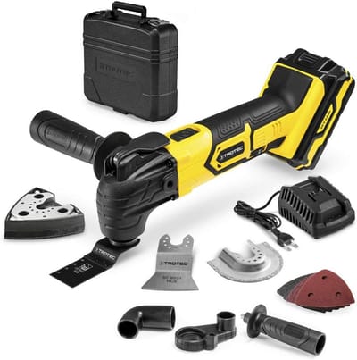 Multitool Accu - Oscillerend gereedschap - Klus en renovatie - Snelwissel systeem - 20 Volt - Zwart