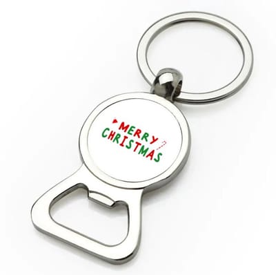 Akyol - kerst merry christmas flesopener - Kerstmis - kerst beker - winter - kerst - christmas - kerst cadeau - 9 bij 3 cm