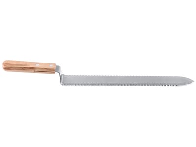 Dailygoods- Ontzegelmes 280mm Gekarteld Lemmet - Honingbes Schrapen - Imkermes - Roestvrij Staal - Duurzaam - Lichtgewicht 170g - Honingmes