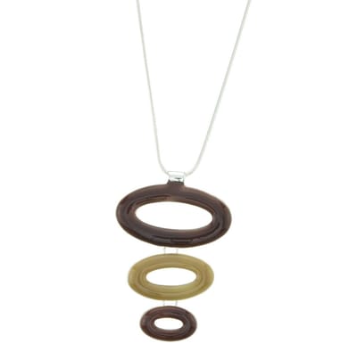Behave ketting - Gekleurde hangers - Nikkelvrij - Modeaccessoire