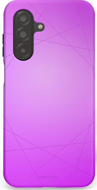 Casetastic Hoesje Geschikt voor Samsung A26 - Stijlvolle Beschermende Duo-layer Case - Emily in het paars