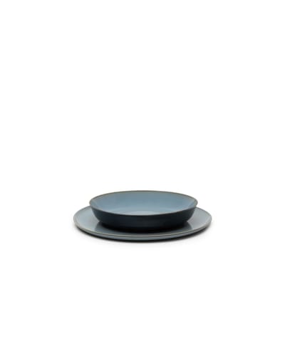 Serax Terres de Rêves by Anita Le Grelle Serveerschaal - M - 21x4 cm - Smokey Blue/Dark Blue