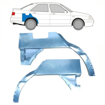 Reparatiepaneel achterspatbord voor Seat Toledo I 1991-1999 / Links + Rechts