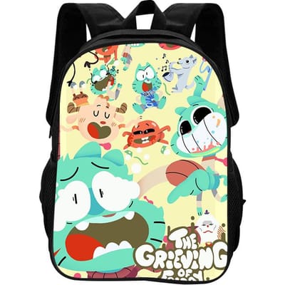 De Geweldige Wereld van Gumball Rugzak Lichtgewicht Cartoon Anime Bedrukt Student Jongens en Meisjes Nieuwe Rugzak