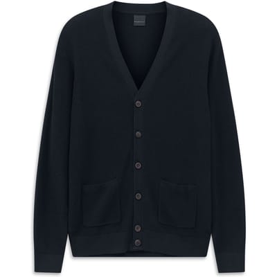 Bugatti Herren Vest met ribstructuur