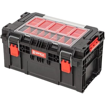 Qbrick System PRIME Toolbox 250 Expert met organizer stapelbaar 535 x 327 x 277 mm 26 l IP66 met 10 scheidingswanden + 5 inlays