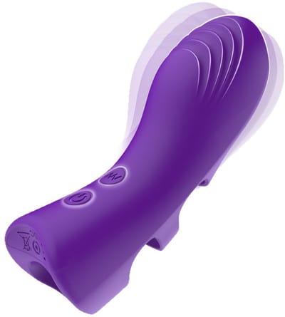 Oneay Vingervibrator met Vibratie – Clitoris- en G-Spot Stimulator – 10 Vibratiestanden – Vlindervormige Mini Vibrator – Seksspeeltje voor Vrouwen en Stellen