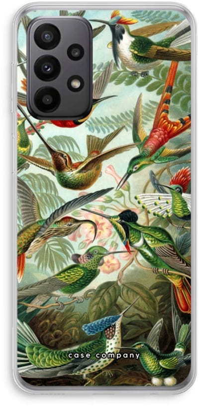 Case Company® - Hoesje geschikt voor Samsung Galaxy A23 hoesje - Haeckel Trochilidae - Soft Cover Telefoonhoesje - Bescherming aan alle Kanten en Schermrand