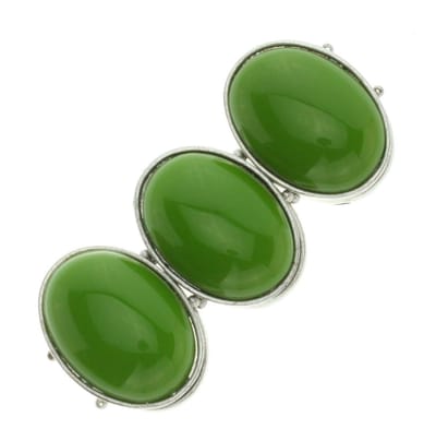 Behave - armband - elastisch - Groen - Ovaal