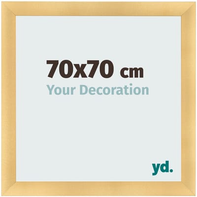 Your Decoration - Fotolijst 70x70 cm - MDF - Goud Mat - Pisa