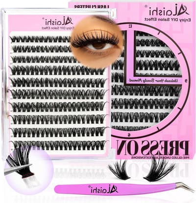Nep Wimperextensions - Individuele Wimperstukjes - Snel Glamour Creëren - Zonder Lijm - 200 Stuks - Natuurlijk Zwart