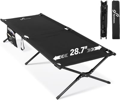 Veldbed - Kampeerbed - Vouwbed 1 Persoons - Logeerbed Opvouwbaar