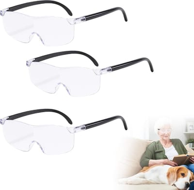 Dailygoods - 3x Vergrootglas met Blauwlichtbescherming - Ideaal voor Naaien en Knutselen