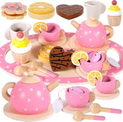 Lexium Theeservies speelgoed - Theeservies voor kinderen - Theeservies speelgoed voor kinderen - Speelgoed Theeservies